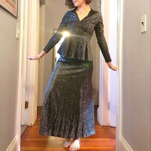 Sparkling Matching Skirt & Top Set